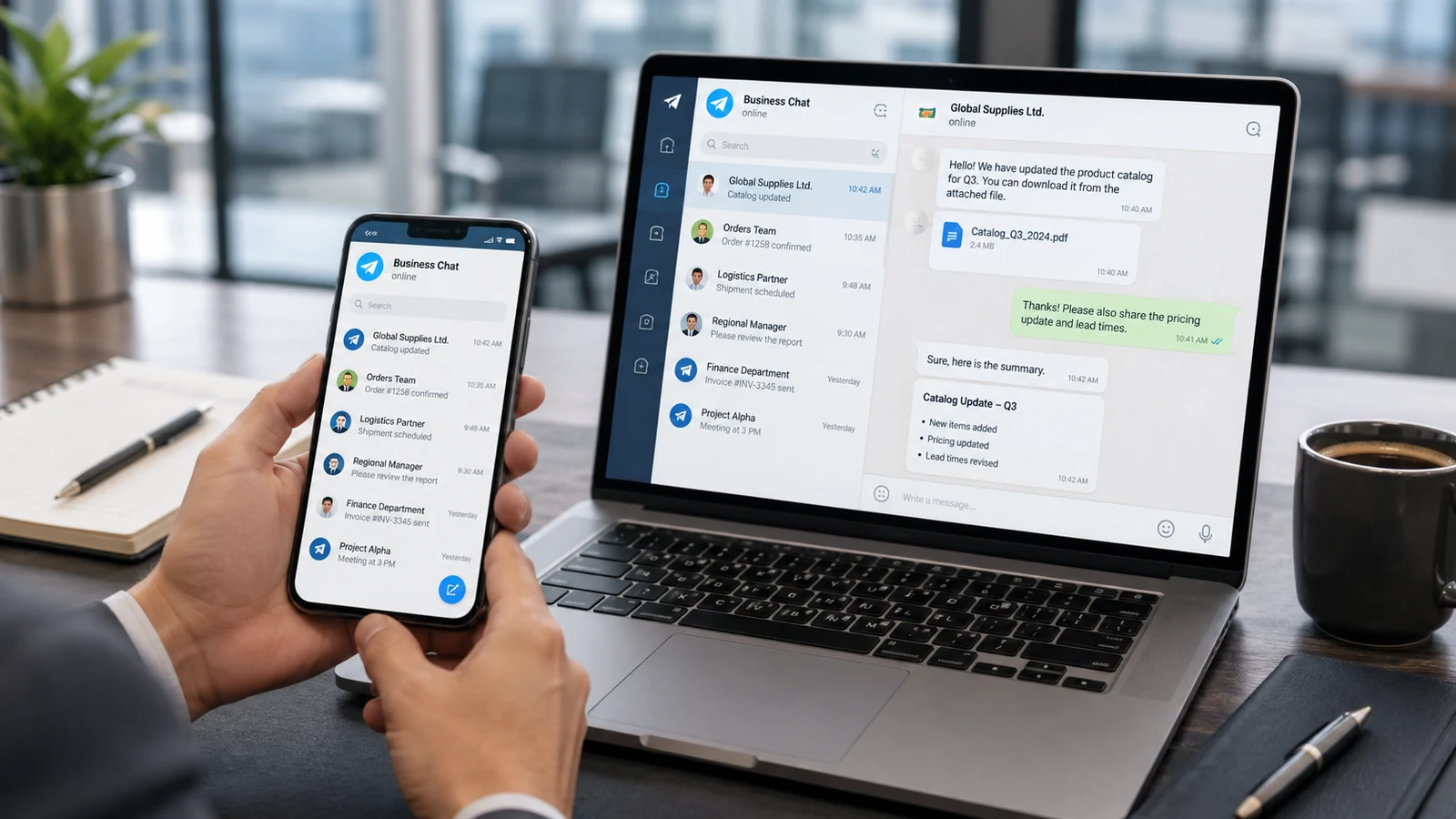 Роль Telegram и онлайн-коммуникации в B2B-заказах